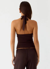 Henrietta Top - Chocolate