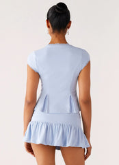 Landon Mini Skort - Blue