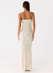 Minni Sequin Maxi Dress - Ivory