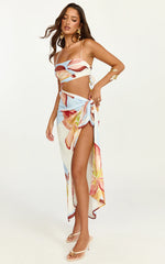 Robyn Maxi Dress - Square Neck Side Ruched Cut Out Dress in Cornflower Blue