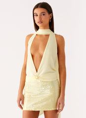 Lilo Scarf Top - Yellow