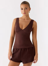 Hard To Tame Top - Chocolate