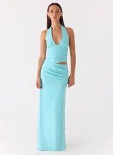 Almost Love Maxi Dress - Aqua