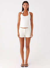 Oslo Mini Shorts - Ivory