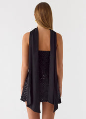 Vision Sequin Mini Dress - Black