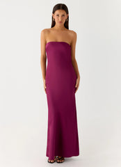 Endless Nights Maxi Dress - Plum