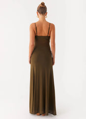 Starfall Maxi Dress - Khaki