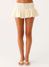 Vegas Nights Low Rise Skort - Yellow
