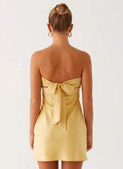 Yulina Mini Dress - Yellow