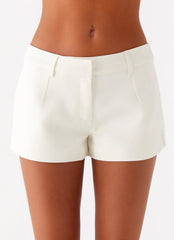 Oslo Mini Shorts - Ivory