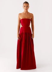 Aamari Maxi Dress - Red