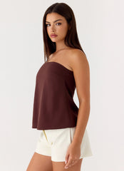 Emmerson Top - Chocolate Drizzle