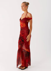Love Me Not Maxi Dress - Scarlet Blur