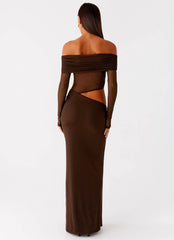 Emery Maxi Dress - Chocolate