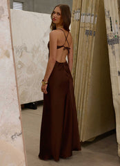 Joanie Maxi Dress - Chocolate