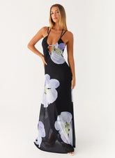 Enrika Maxi Dress - Flower Print