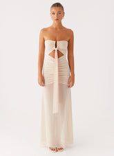 Lovie Maxi Dress - Beige