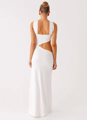 Juliander Knot Maxi Dress - White