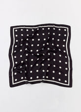 Dotty Dreams Scarf - Black Polkadot