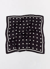Dotty Dreams Scarf - Black Polkadot