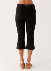 Rue Capri Pants - Black