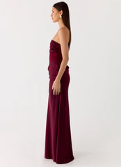 Champagne Skies Maxi Dress - Plum