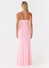 Iroha Strapless Maxi Dress - Pink