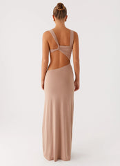 Kika Maxi Dress - Beige