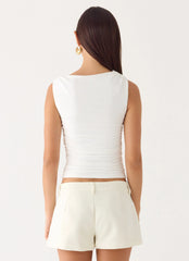 Short Notice Top - White
