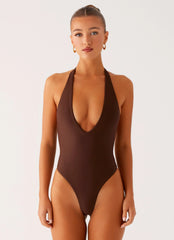Delia One Piece Swimsuit - Chocolate