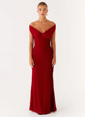 Chantelle Maxi Dress - Red