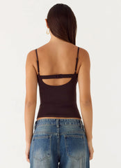 Ame Underwire Top - Chocolate