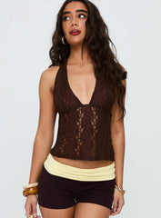 Cruizer Halter Top Chocolate