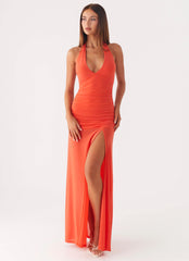 Island Muse Dress - Coral