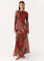 Charmayne Chiffon Maxi Dress - Cuba Cuba