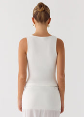 Connect My Heart Top - White