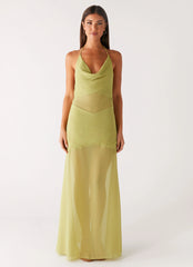 Samoa Maxi Dress - Lime