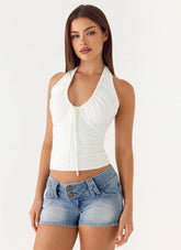 Ask You Twice Top - White