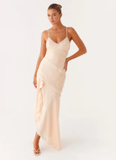 Solana Maxi Dress - Peach