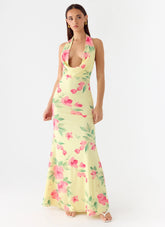 Like You Better Maxi Dress - Lemon Soleil