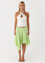 Daydreamin Halter Top - White