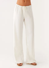 Deacon Low Rise Pants - Butter