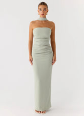 Libra Maxi Dress - Pastel Sage