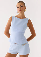 Lulita Top - Blue
