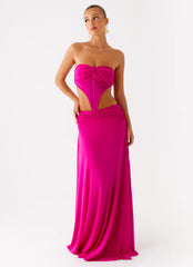 Carlene Maxi Dress - Fuchsia