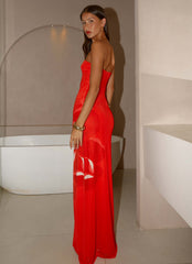 Fabian Maxi Dress - Red