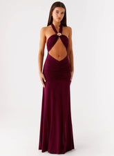 Deltina Maxi Dress - Boysenberry