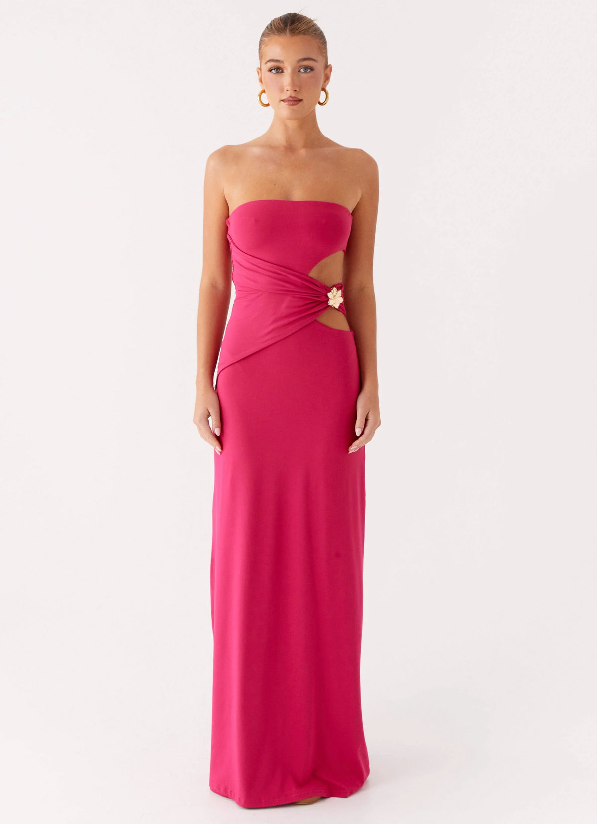 Anetta Maxi Dress - Fuchsia
