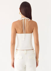 Weiss Bustier Top - White