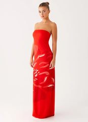 Fabian Maxi Dress - Red